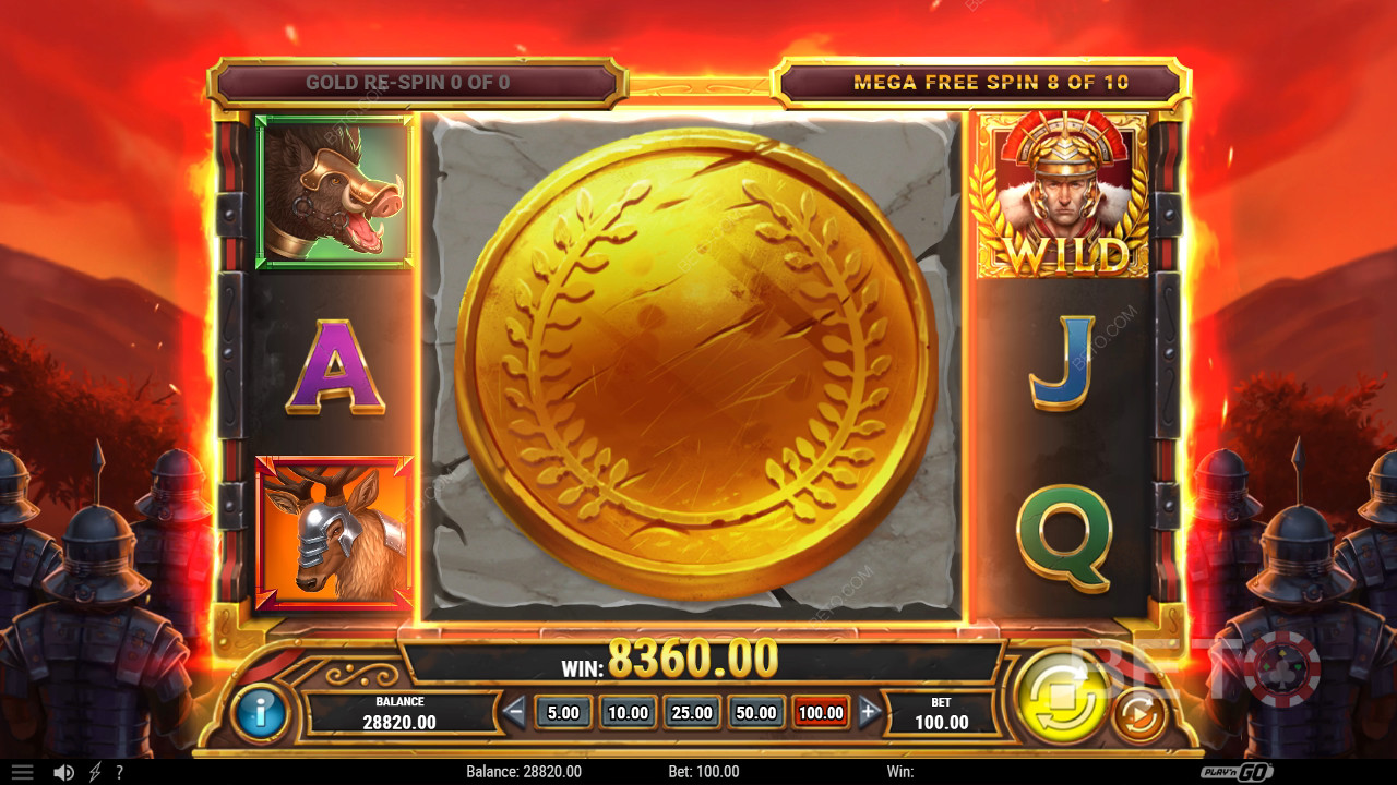 Vinn 4000 ganger innsatsen din i Legion Gold Victory Video Slot!