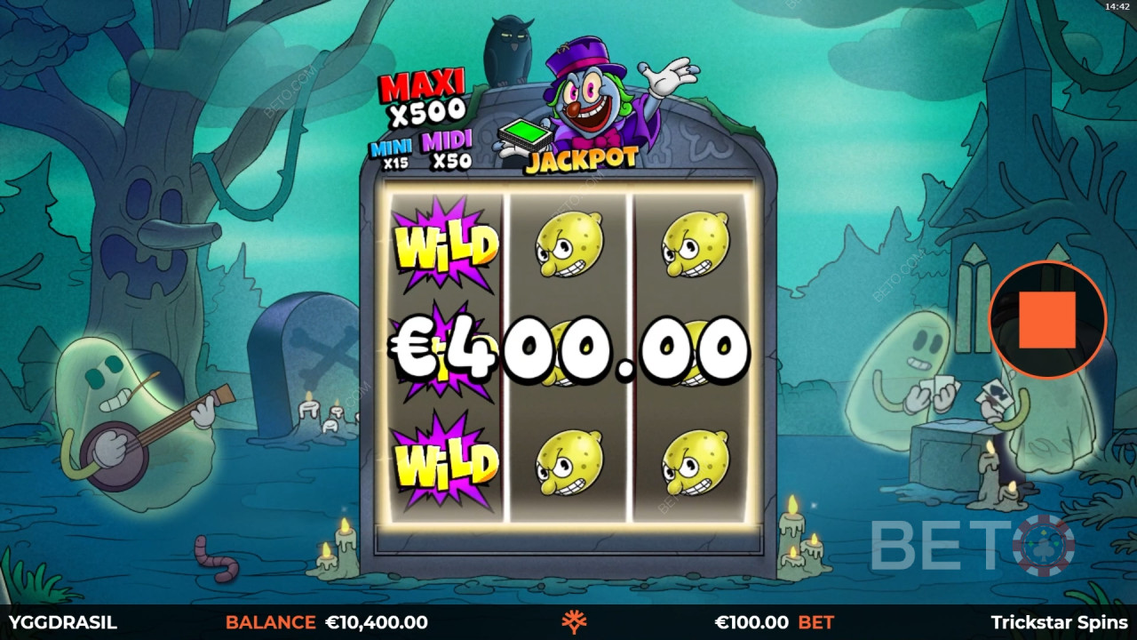 Trickstar Spins Anmeldelse av BETO Slots
