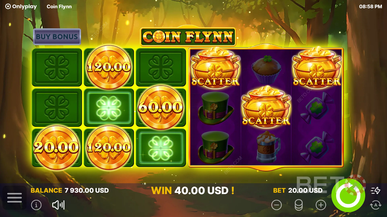 Coin Flynn Anmeldelse av BETO Slots
