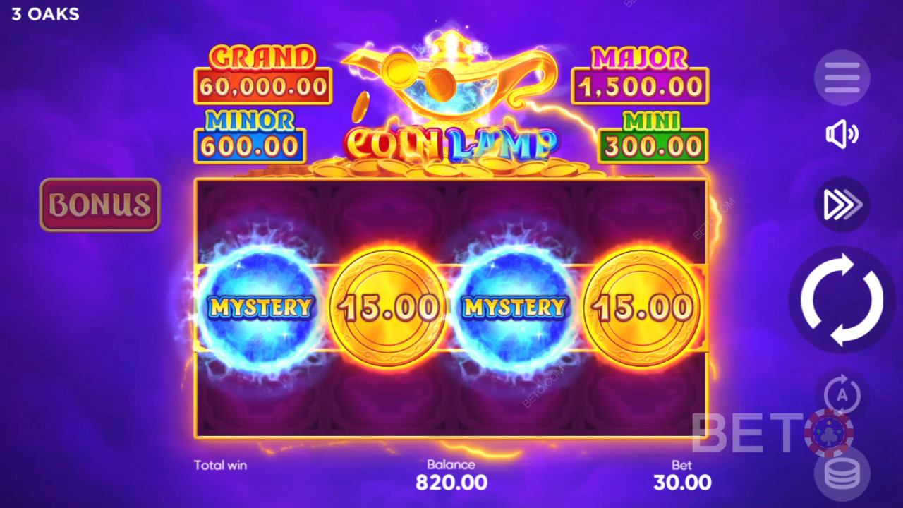 Coin Lamp Anmeldelse av BETO Slots