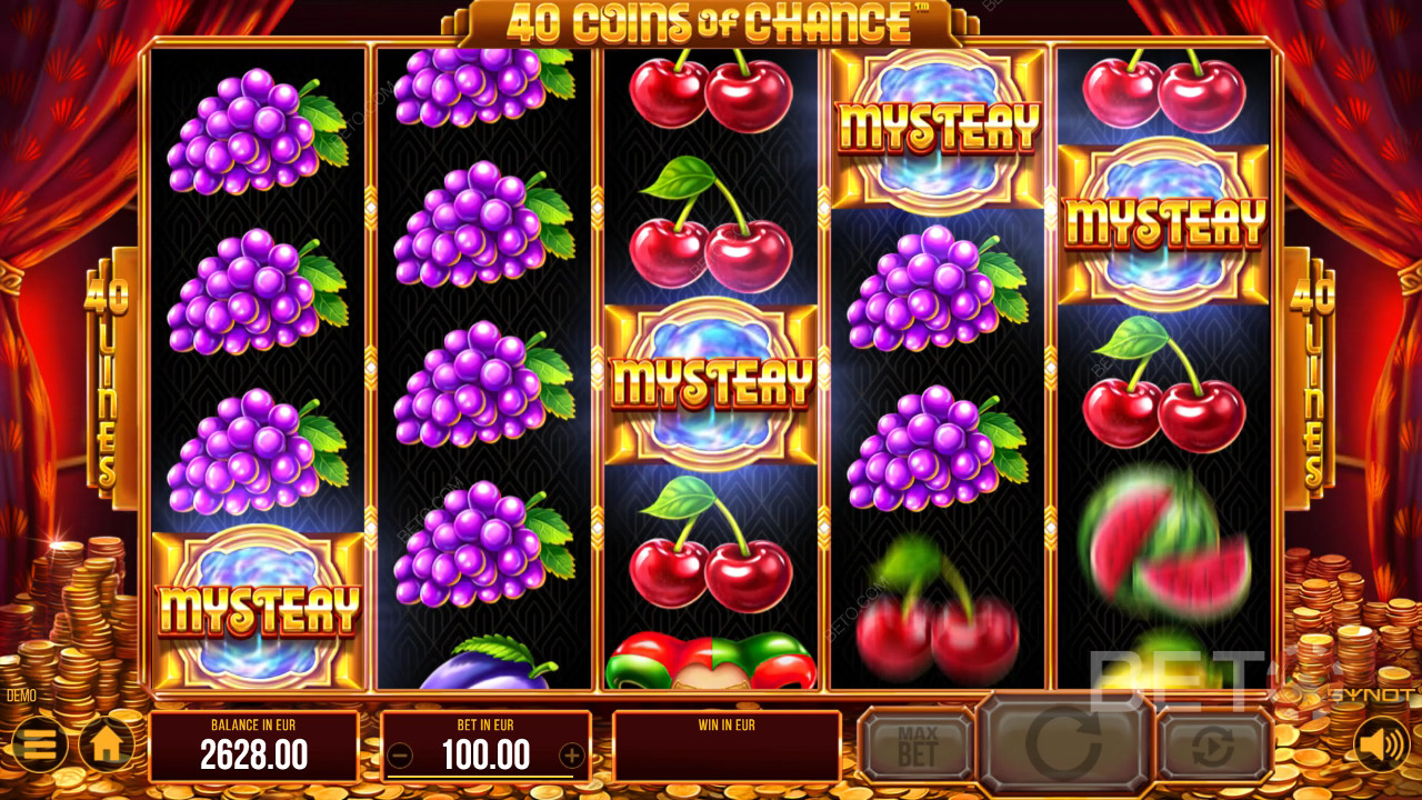 40 Coins of Chance Anmeldelse av BETO Slots
