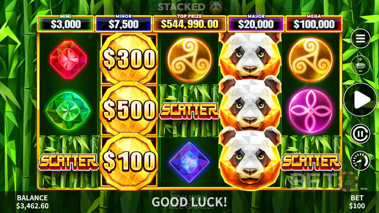 Panda Hold & Spin Spill Gratis