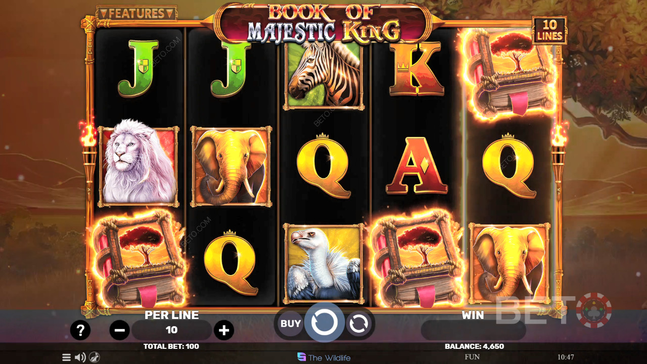 Book of Majestic King Spill Gratis