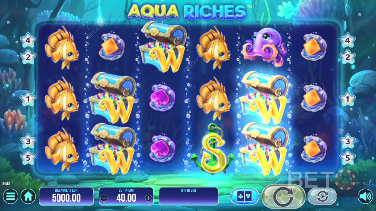 Aqua Riches Anmeldelse av BETO Slots