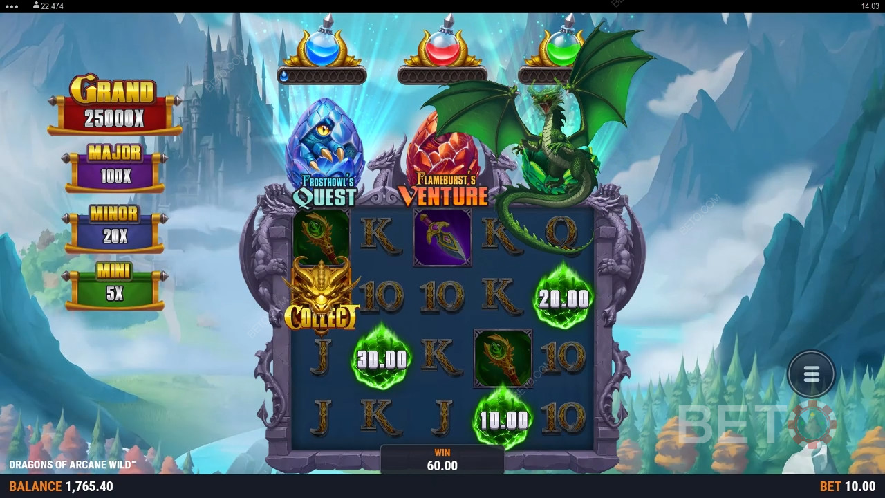 Dragons of Arcane Wild Spill Gratis