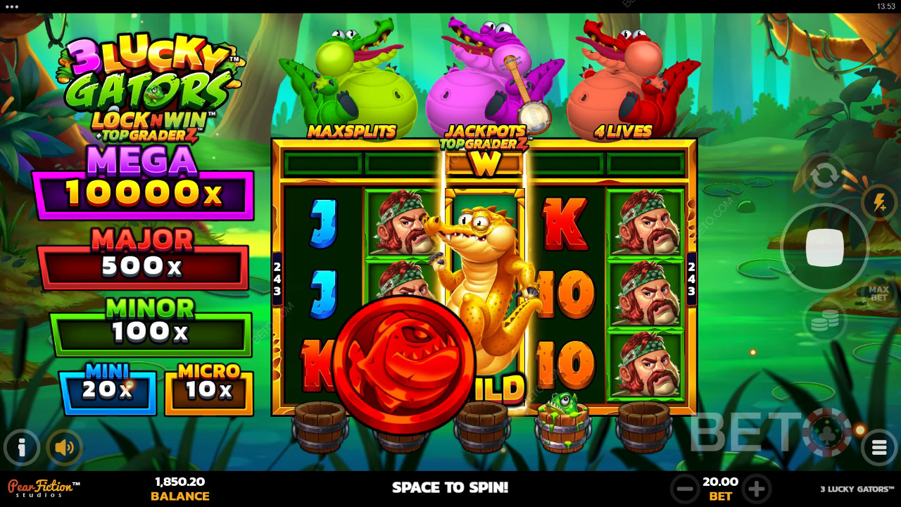 3 Lucky Gators Spill Gratis