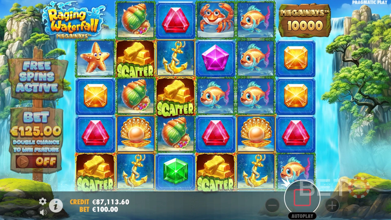 Raging Waterfall Megaways Anmeldelse av BETO Slots