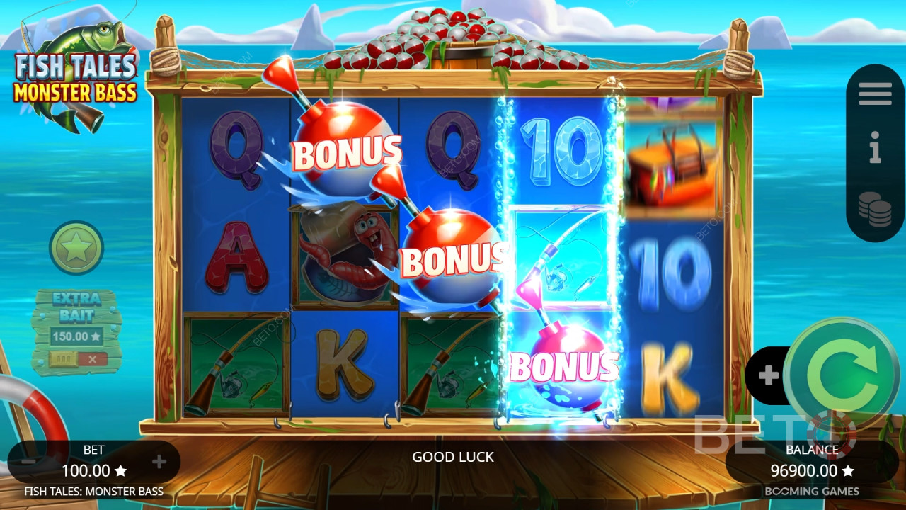 Fish Tales Monster Bass Anmeldelse av BETO Slots
