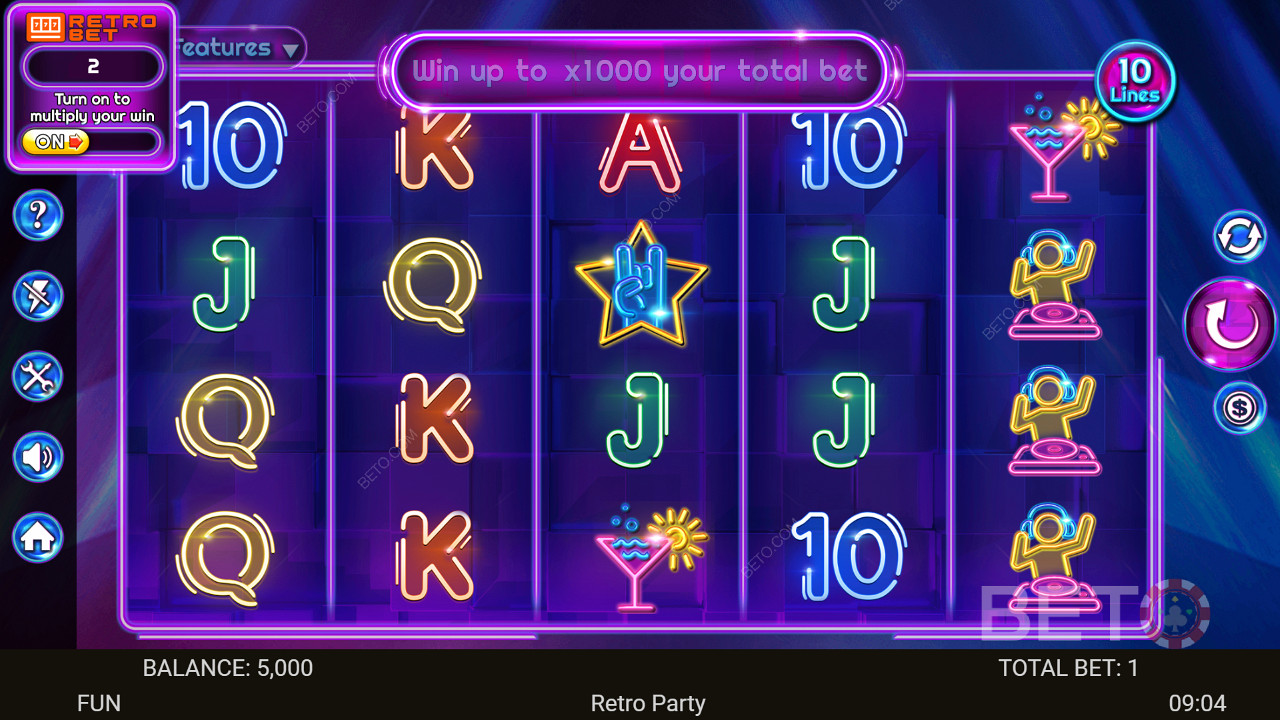 Retro Party Spill Gratis