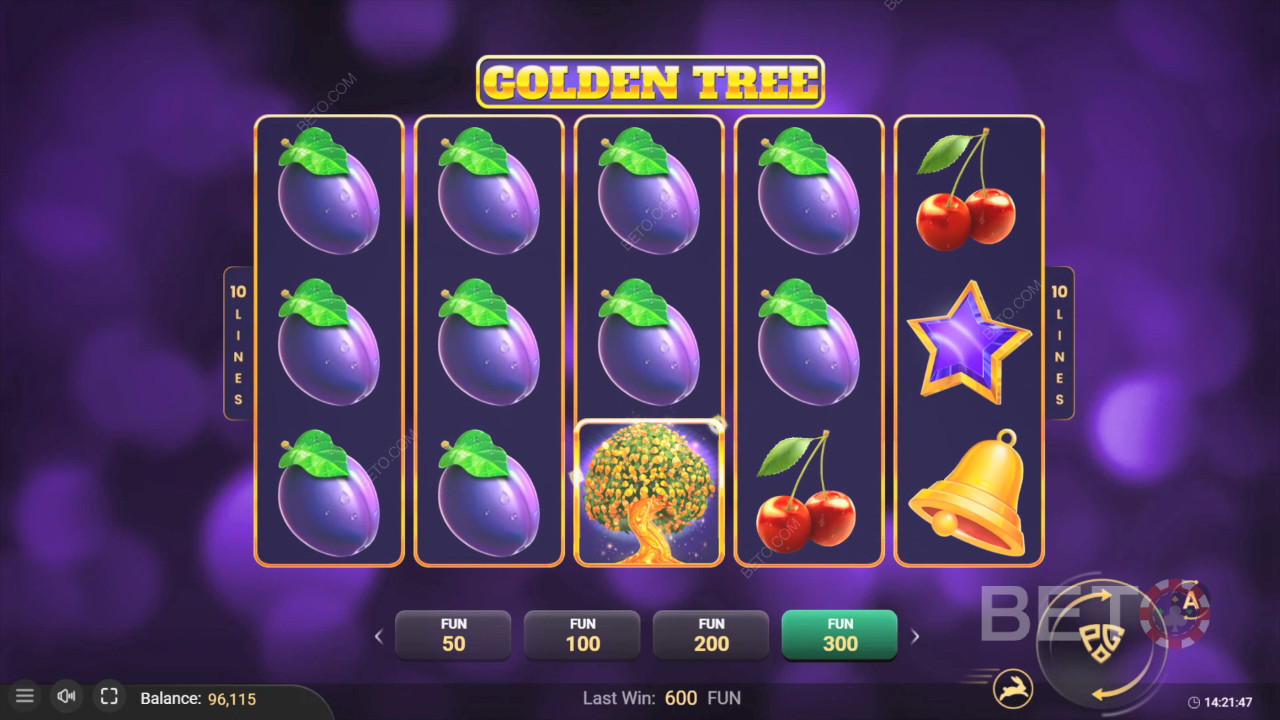 Golden Tree Anmeldelse av BETO Slots