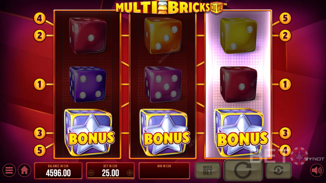 Multi Bricks Dice Spill Gratis