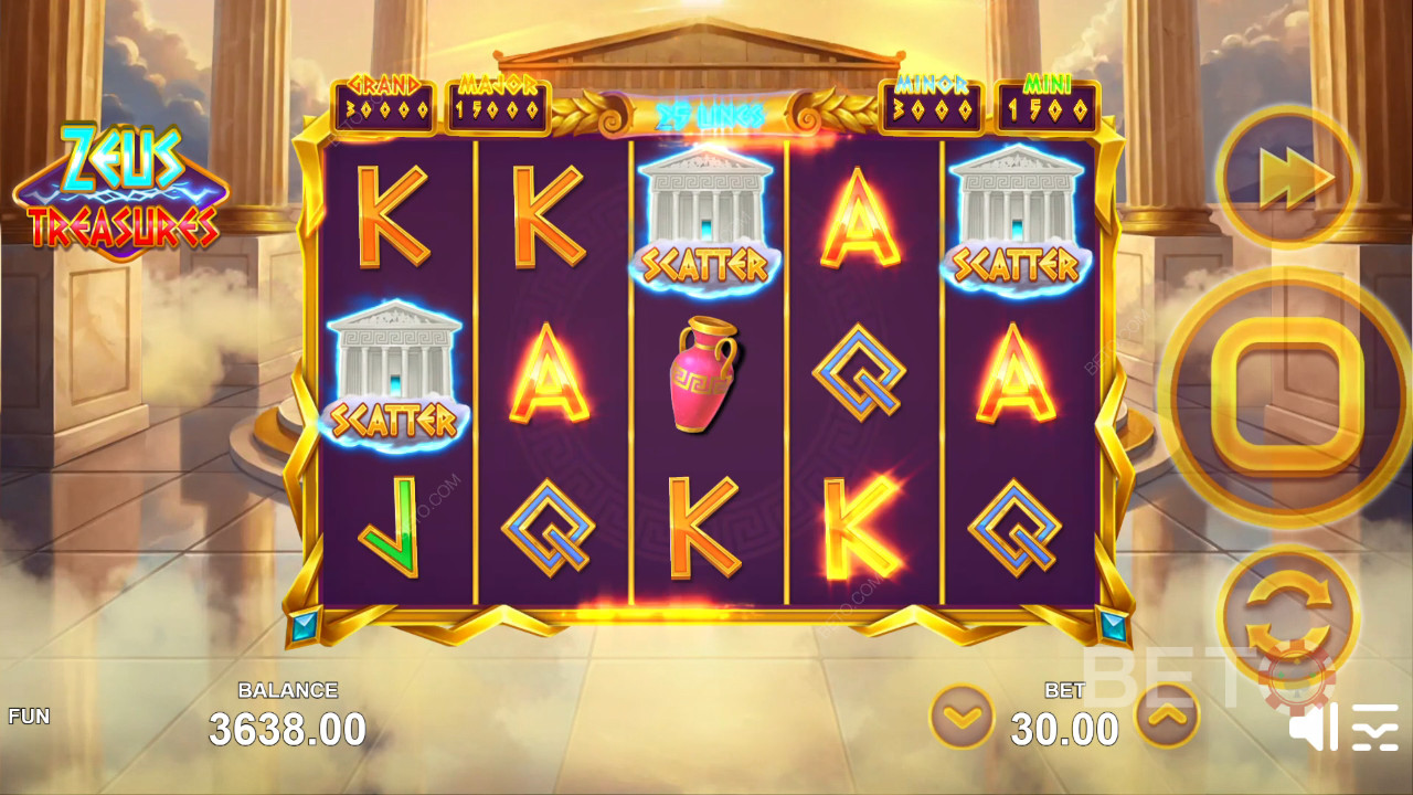 Zeus Treasures Spill Gratis