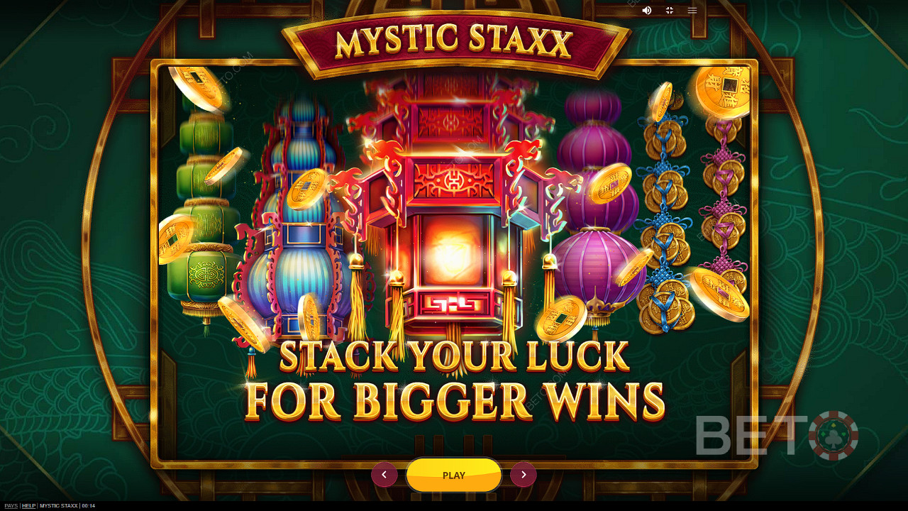 Nyt Expanding Stacks og vinn så mye som 2 000 ganger innsatsen din i Mystic Staxx-spillet.