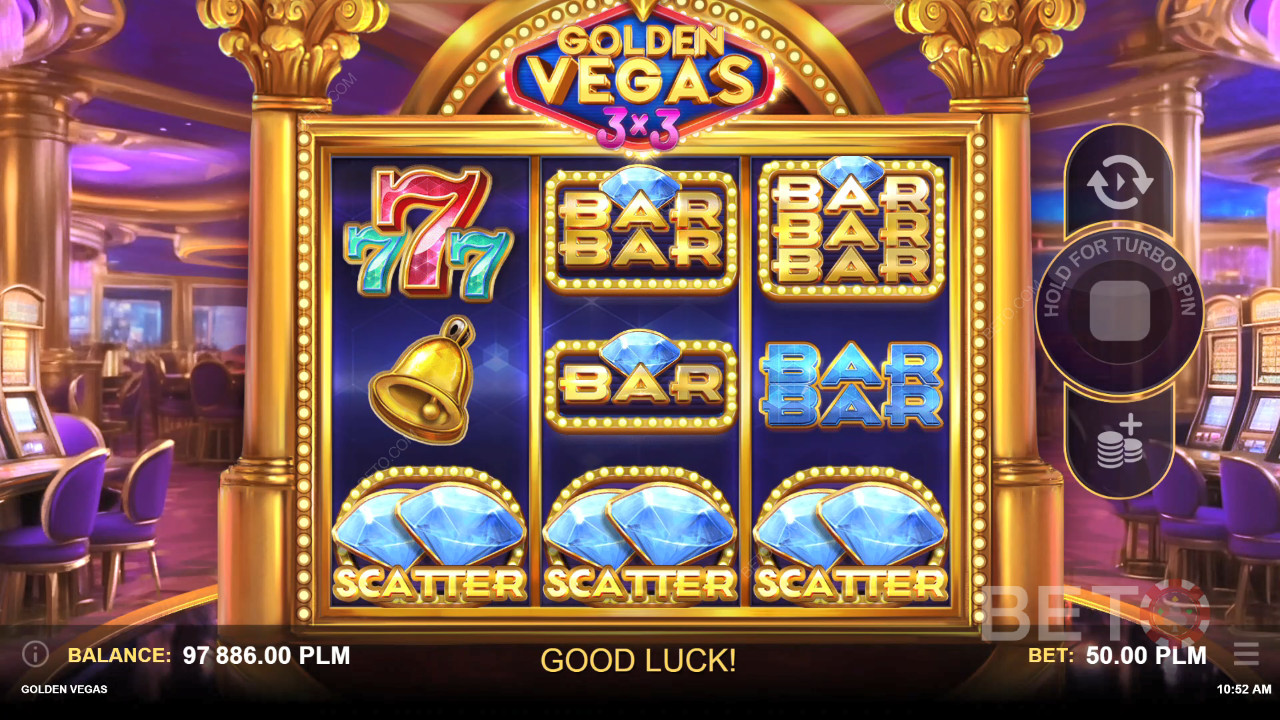 Golden Vegas 3x3 Spill Gratis