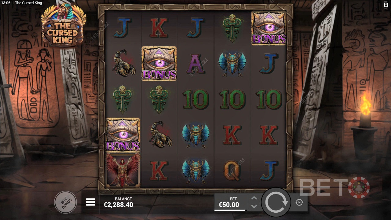 The Cursed King Anmeldelse av BETO Slots