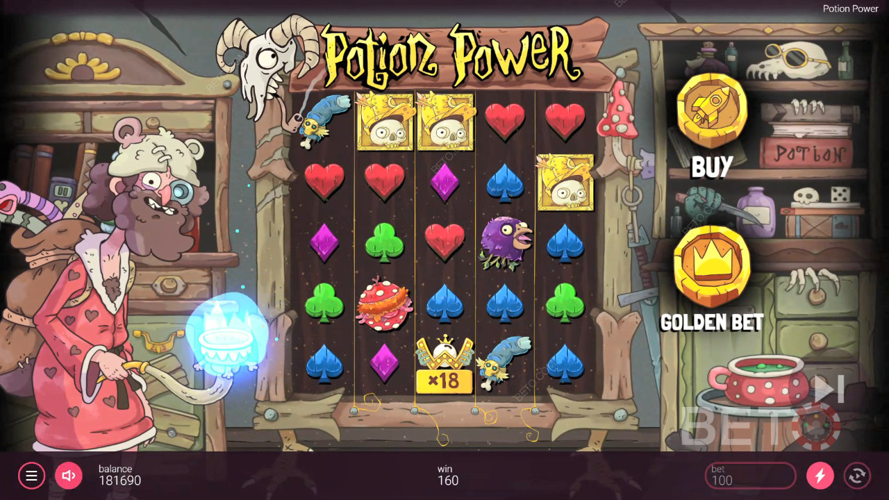Potion Power Anmeldelse av BETO Slots