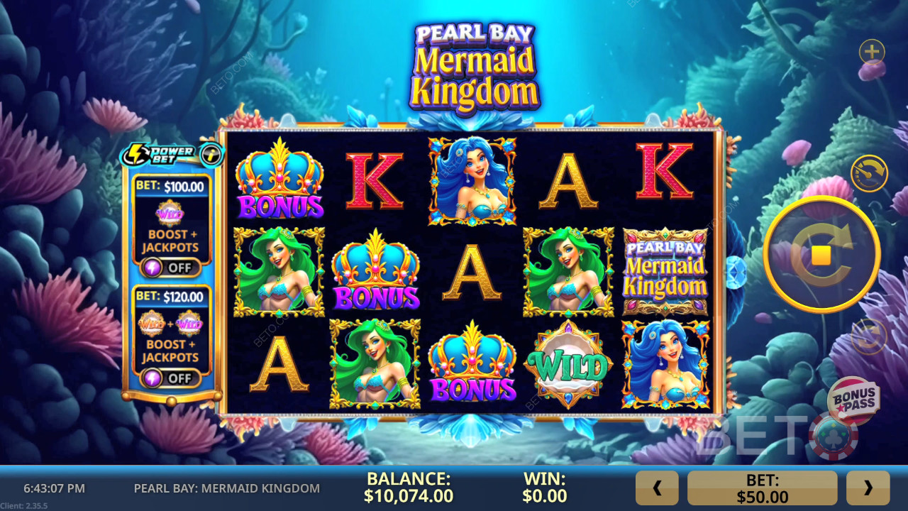 Pearl Bay: Mermaid Kingdom Anmeldelse av BETO Slots