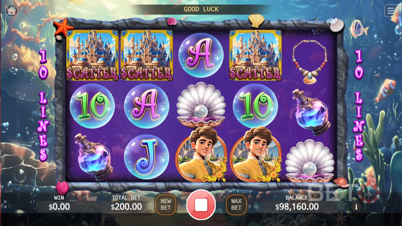 Mermaid Princess Anmeldelse av BETO Slots