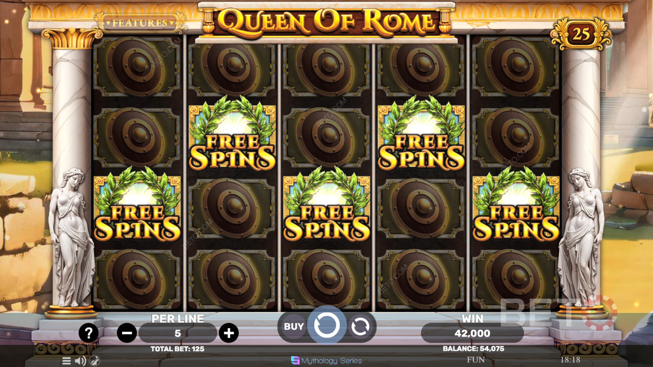 Queen of Rome Anmeldelse av BETO Slots