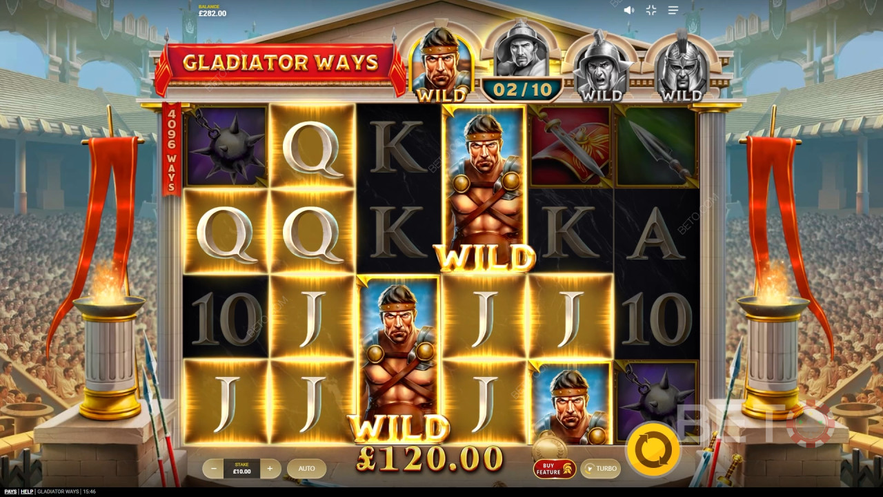 Gladiator Ways Anmeldelse av BETO Slots