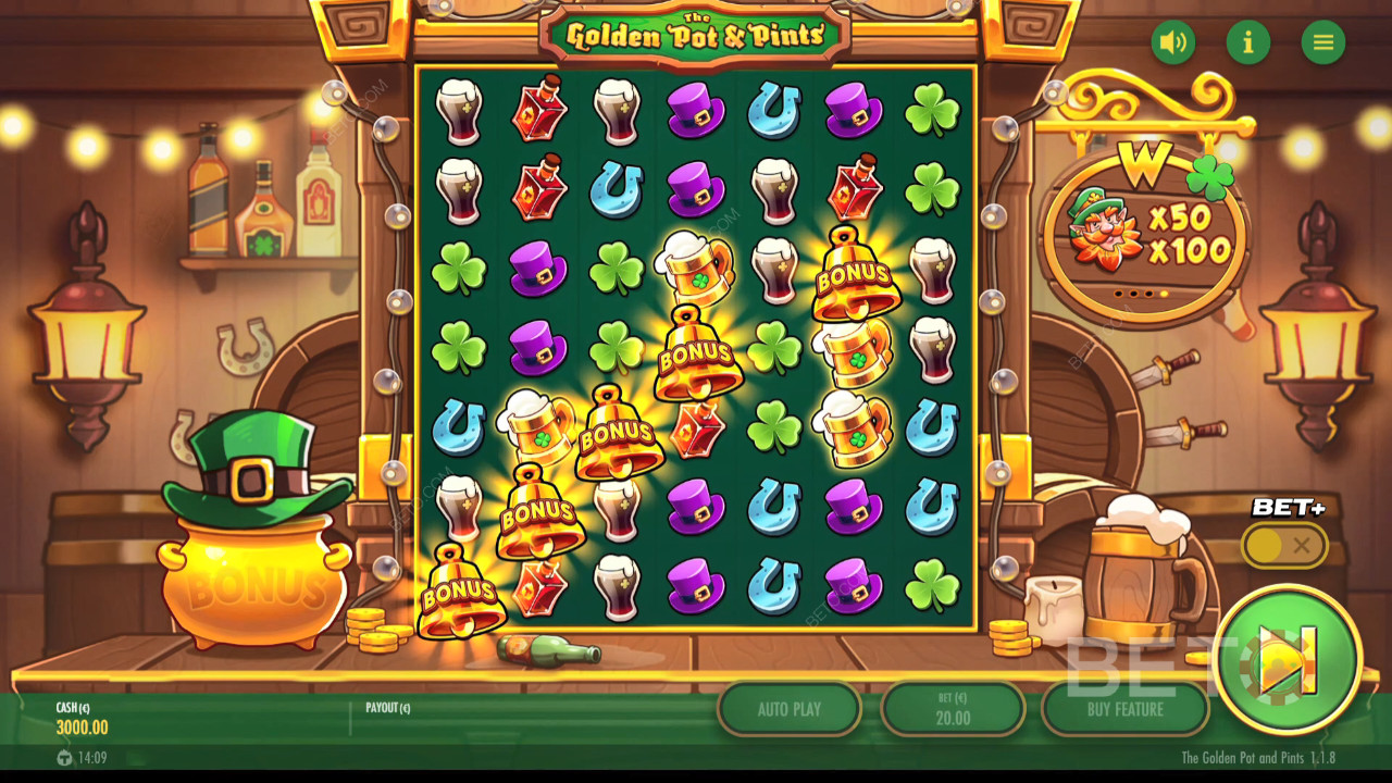 The Golden Pot & Pints Anmeldelse av BETO Slots