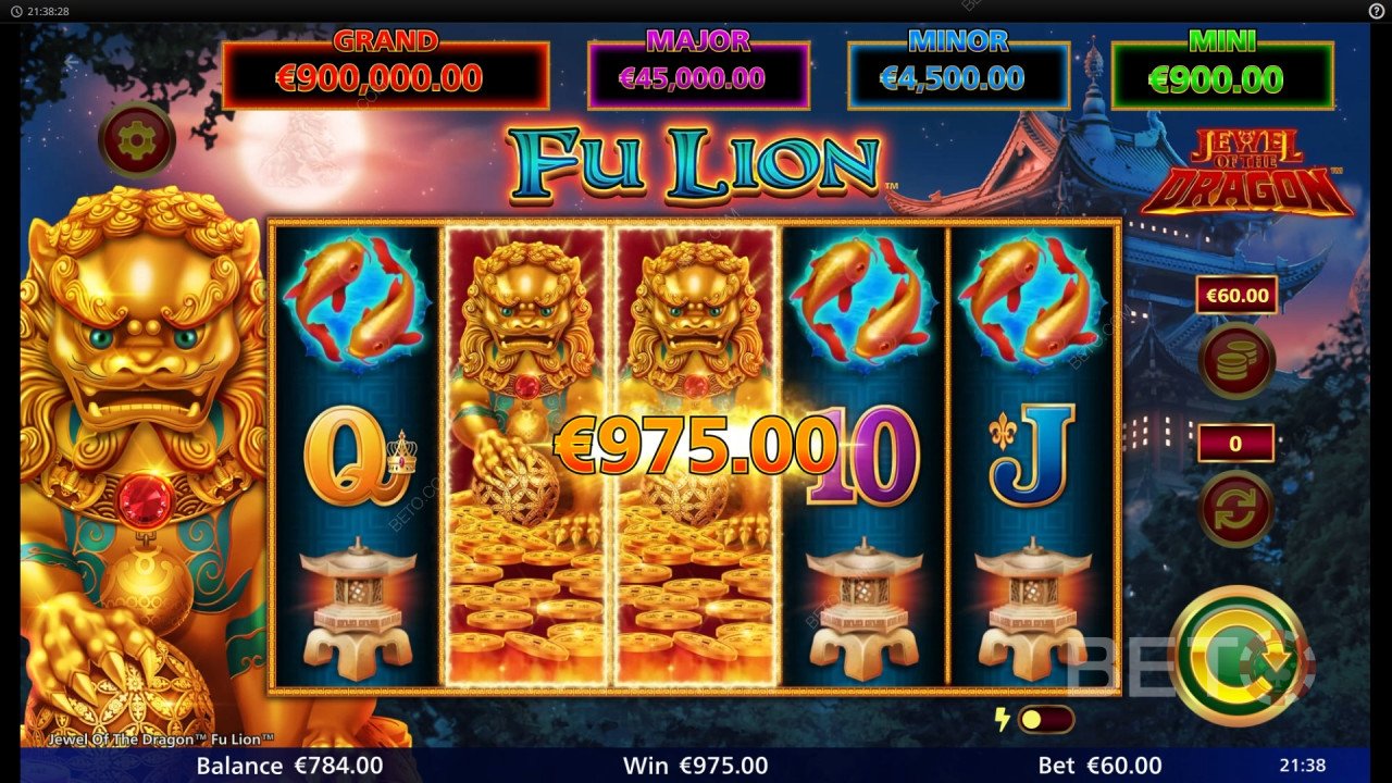 Jewel of the Dragon Fu Lion Spill Gratis