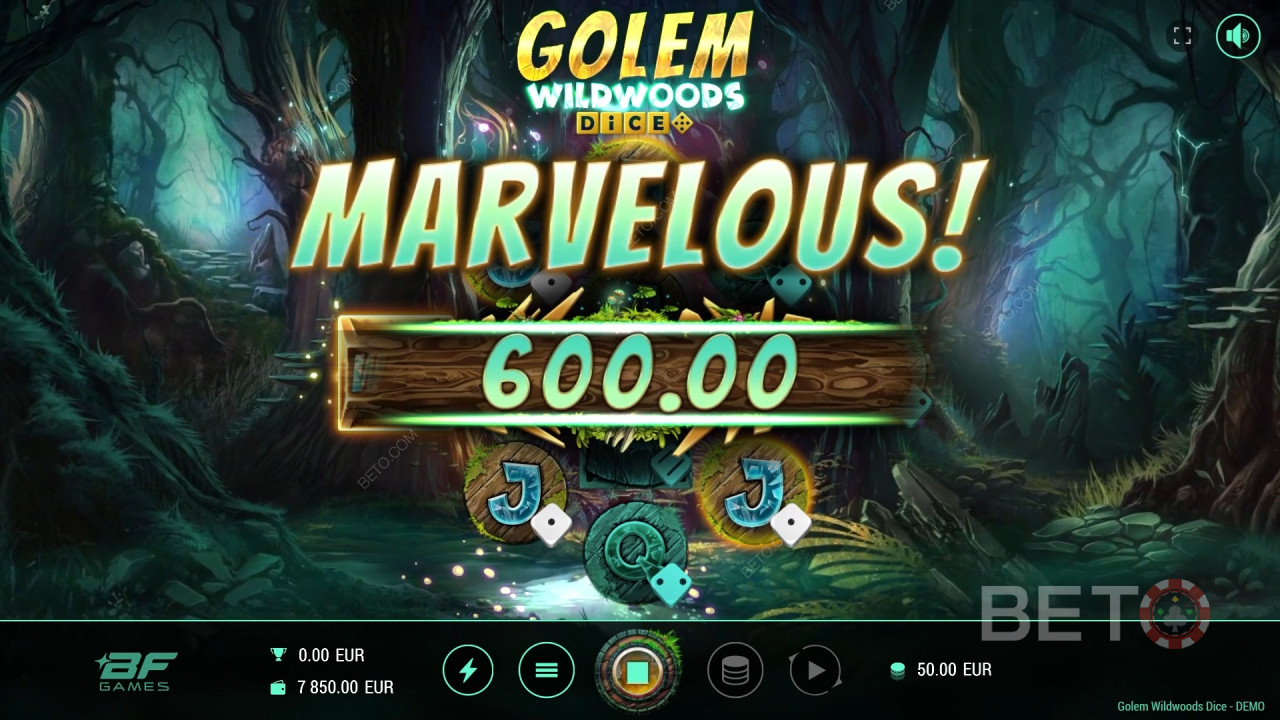 Golem Wildwoods Dice Spill Gratis