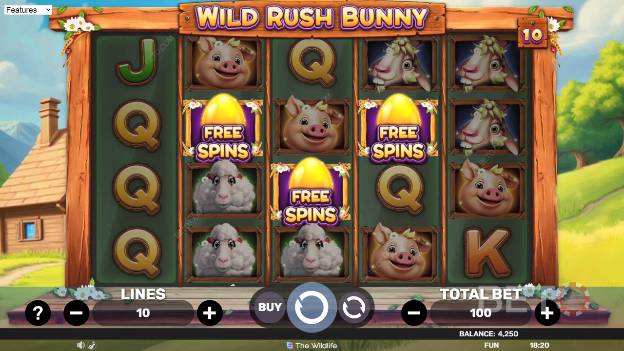Wild Rush Bunny Anmeldelse av BETO Slots