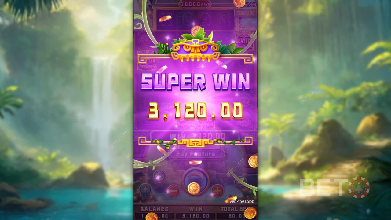 Vinn 5000 ganger innsatsen din i Queen of Inca spilleautomat på nett!