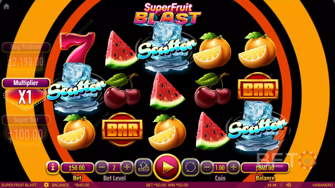 Super Fruit Blast Anmeldelse av BETO Slots