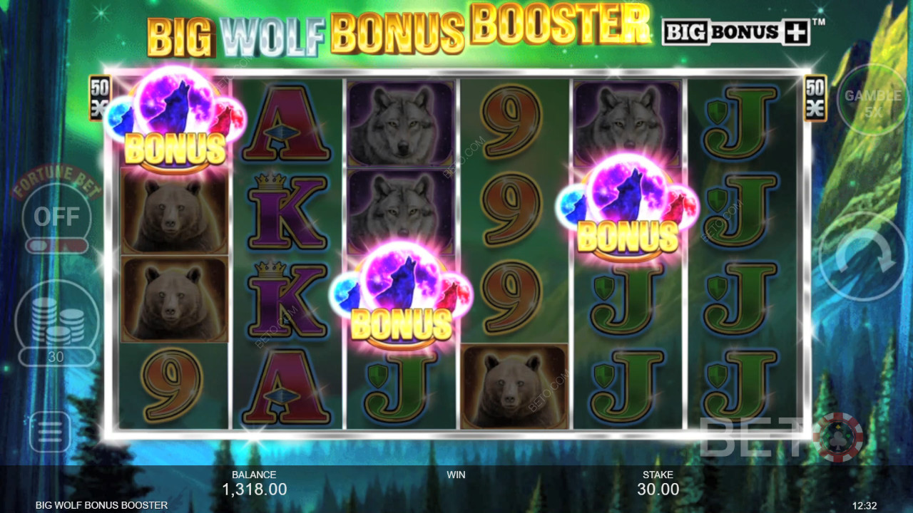 Big Wolf Bonus Booster Anmeldelse av BETO Slots