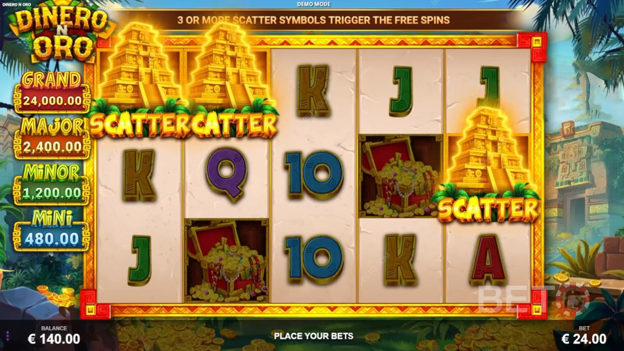 Dinero N Oro Anmeldelse av BETO Slots