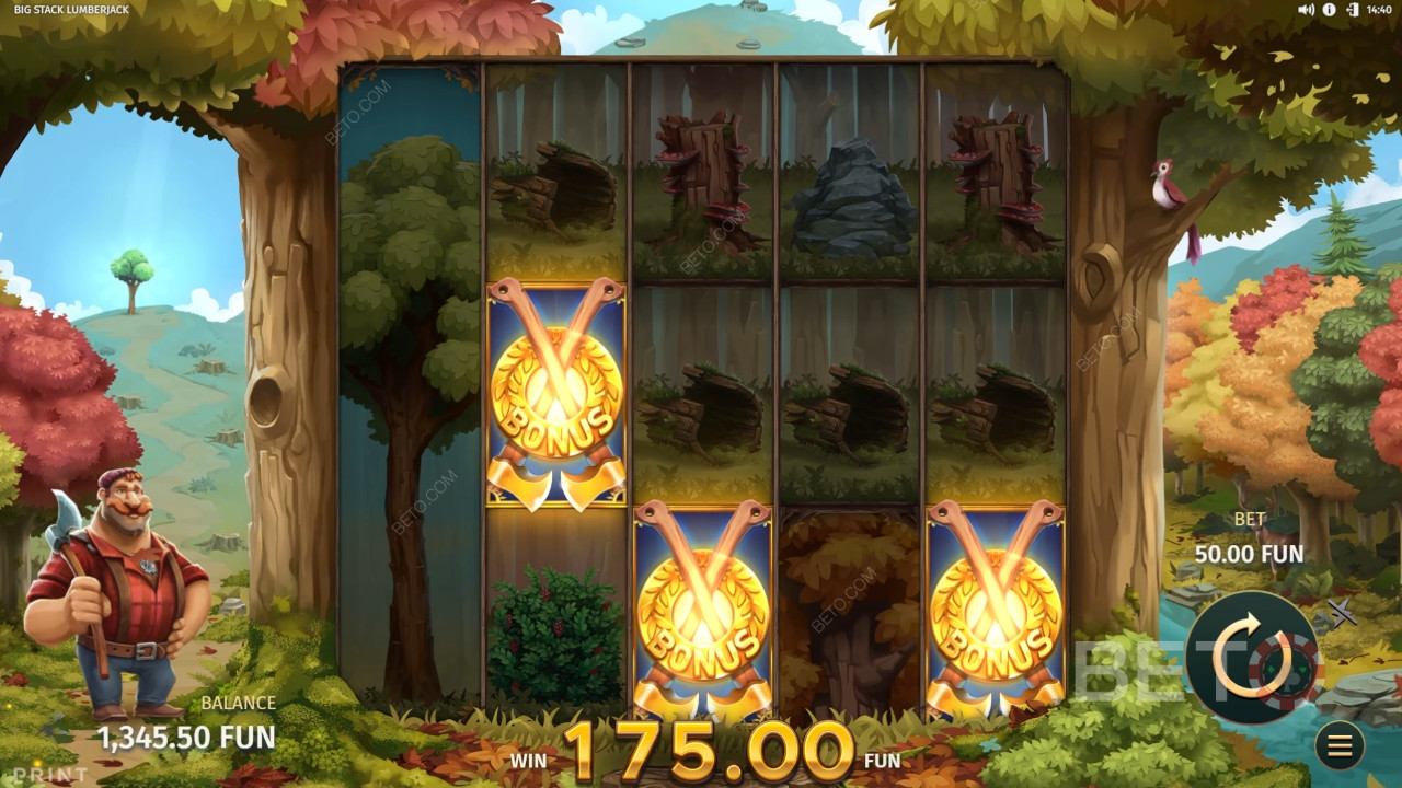 Big Stack Lumberjack Spill Gratis