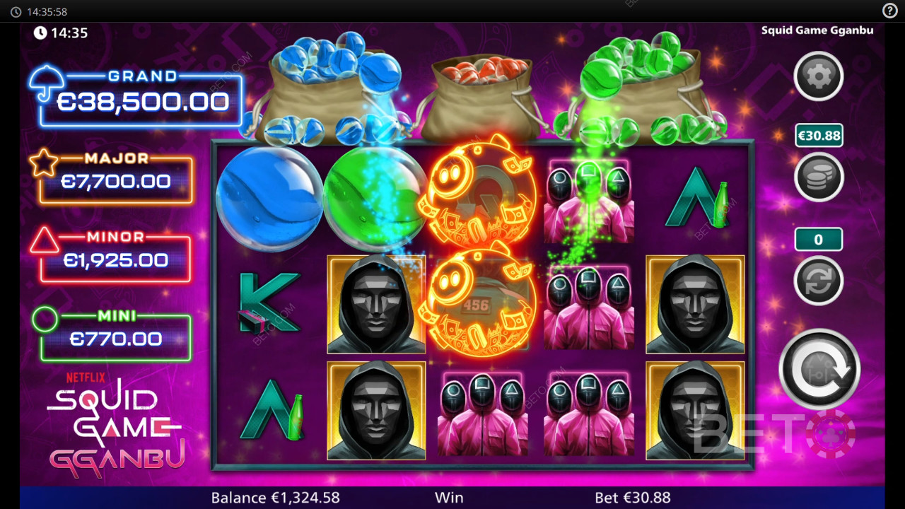 Squid Game Gganbu Anmeldelse av BETO Slots