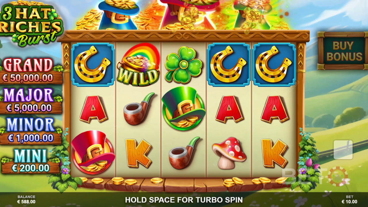 3 Hat Riches Burst Spill Gratis