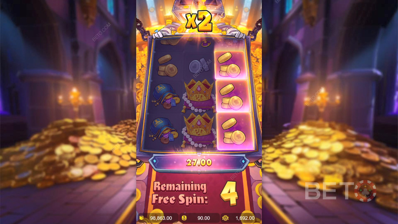 Vinn 5000 ganger innsatsen din i spilleautomaten Mr. Treasure