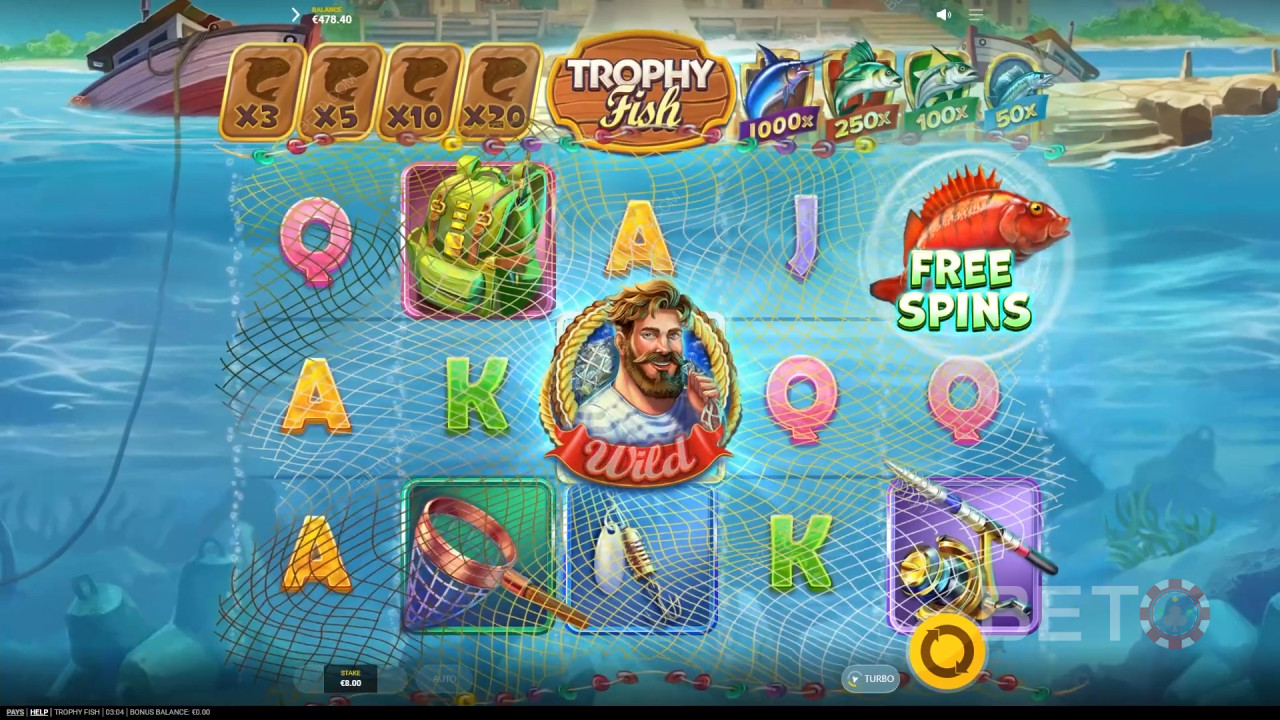 Trophy Fish Anmeldelse av BETO Slots