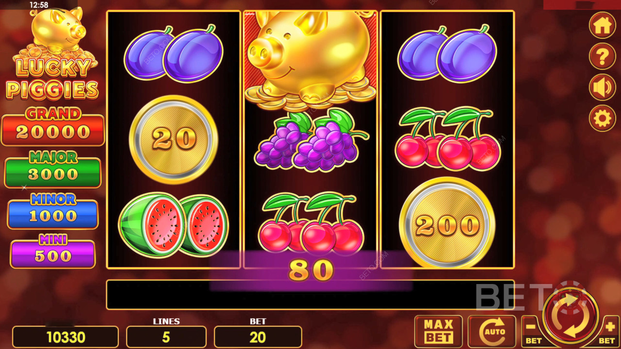 Lucky Piggies Anmeldelse av BETO Slots