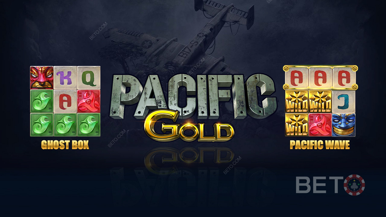 E deg over unike funksjoner som Ghost Box og Pacific Wave i Pacific Gold-sporet
