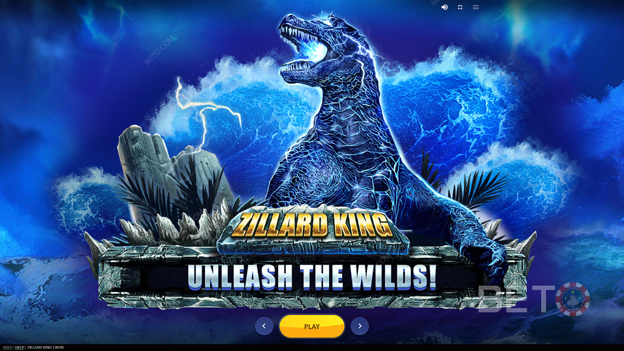Slipp løs det mytiske dyret i Zillard King online spilleautomat