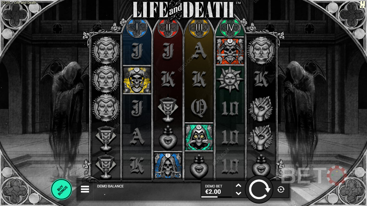 Bonusfunksjoner forklart i Life and Death av Hacksaw Gaming