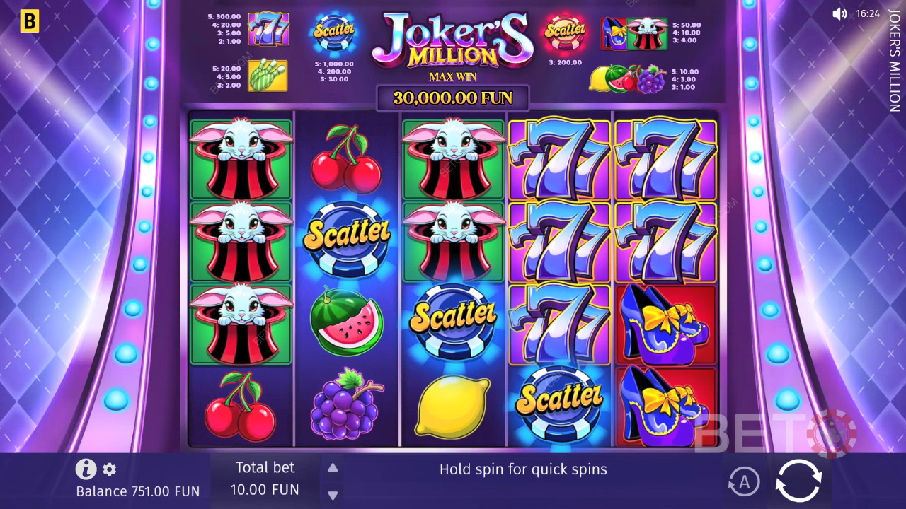 Joker's Million Spill Gratis