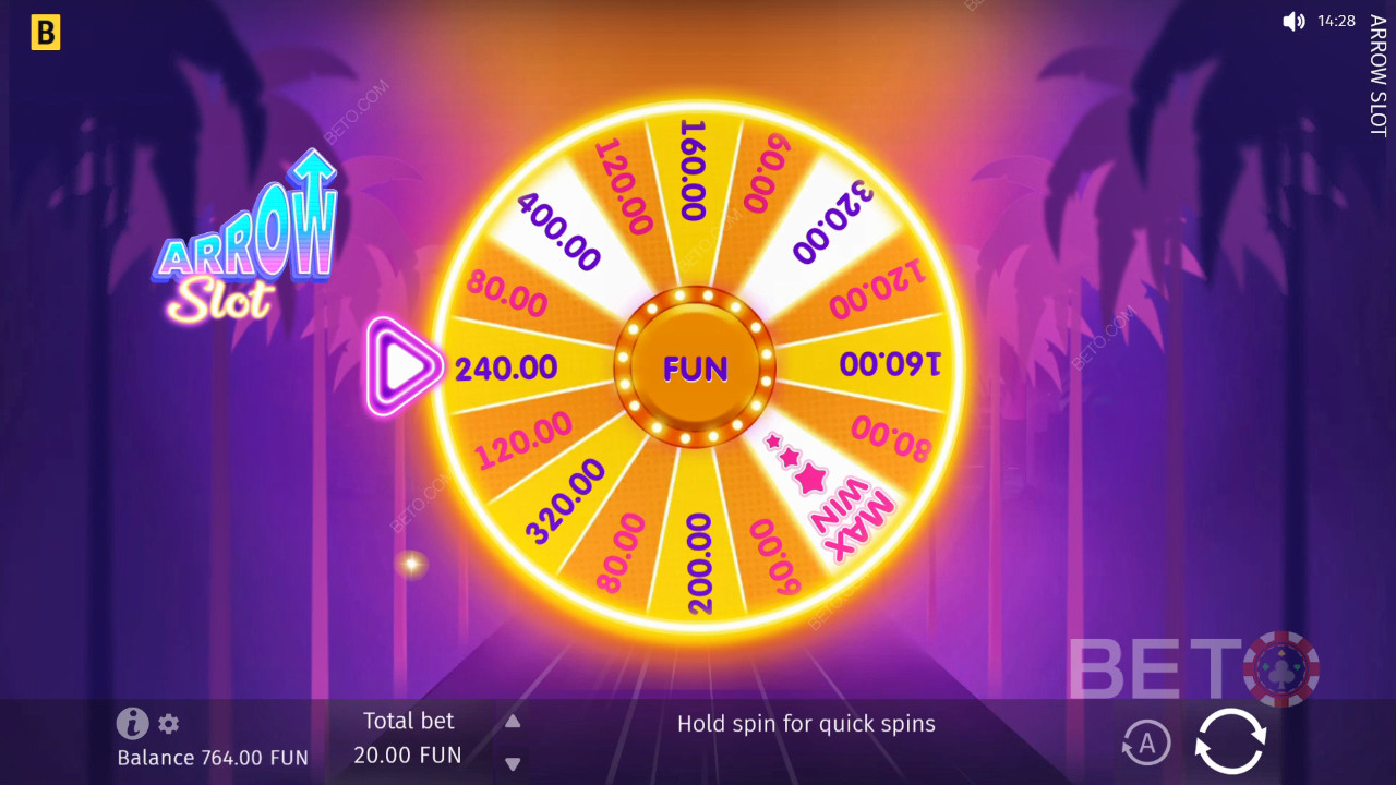 Arrow spilleautomatanmeldelse av BETO Slots