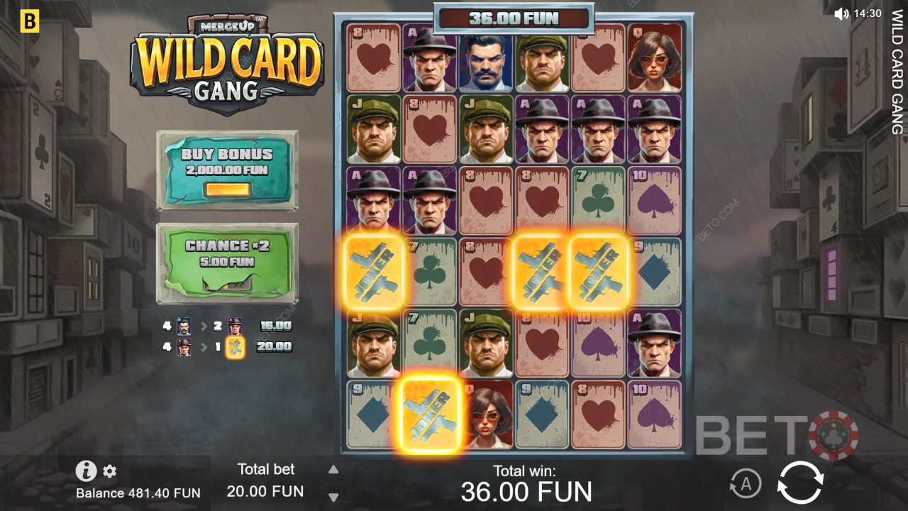 Wild Card Gang Anmeldelse av BETO Slots