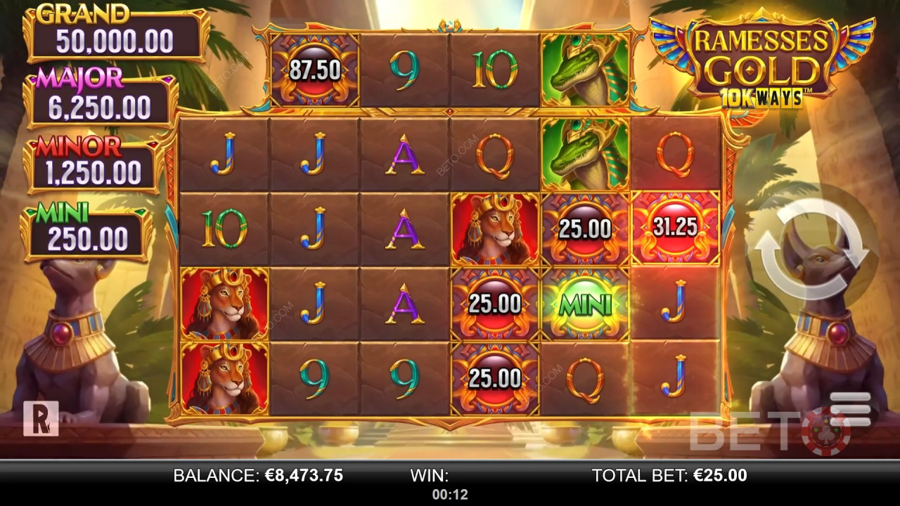 Ramsesses Gold 10K Ways Spill Gratis