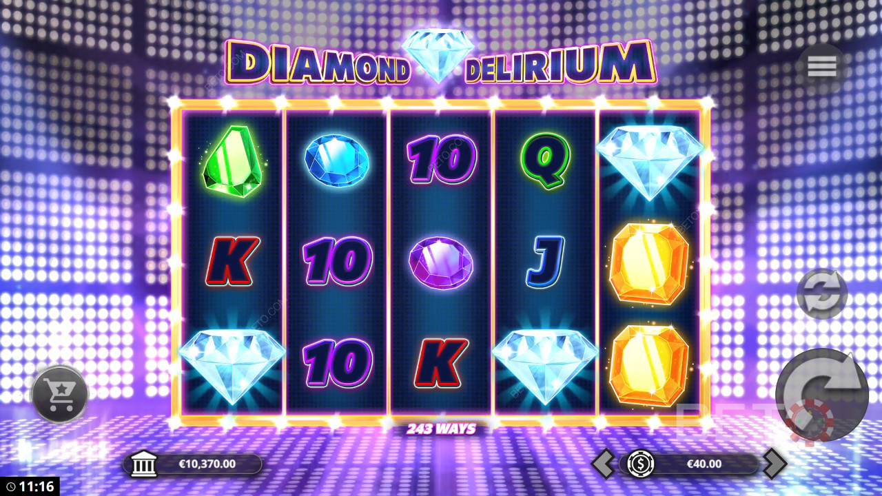 Diamond Delirium Anmeldelse av BETO Slots