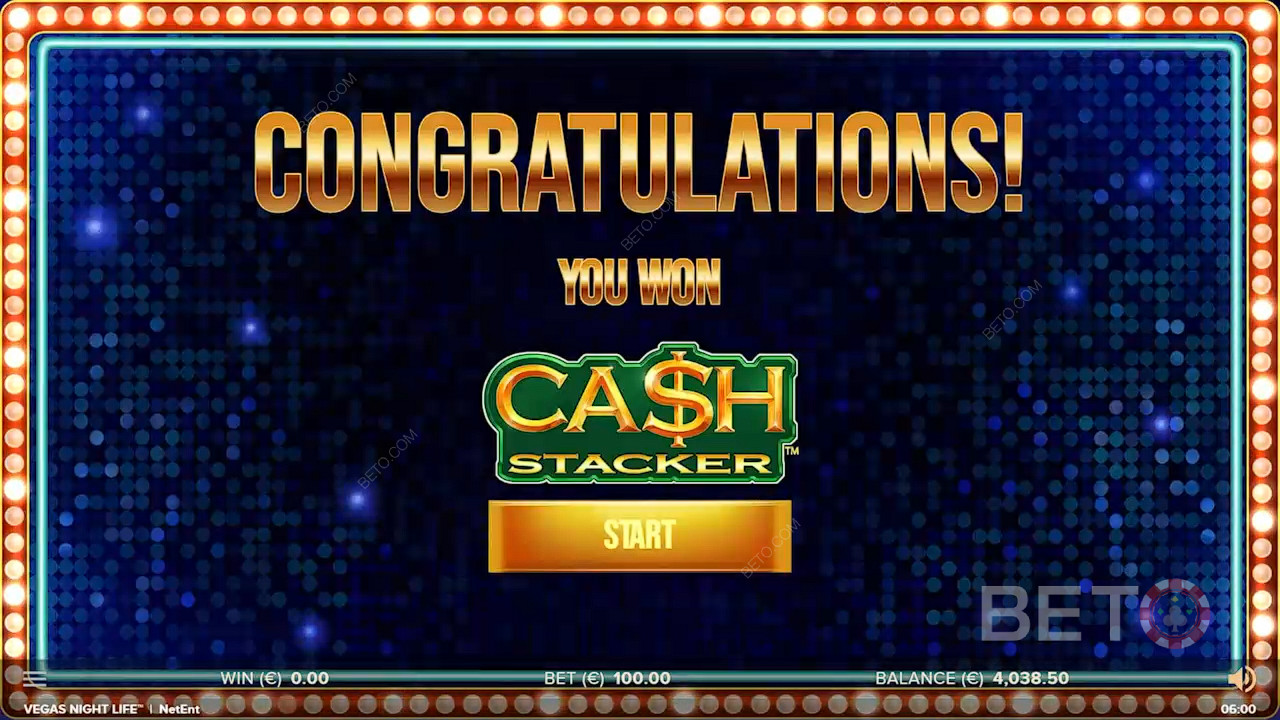 Cash Stacker er den mest spennende funksjonen i dette kasinospillet