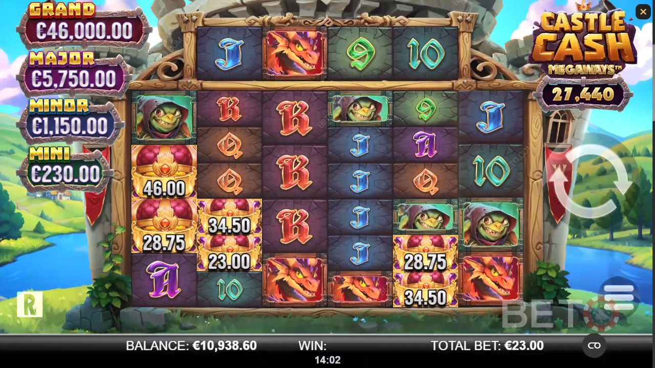 Castle Cash Megaways Spill Gratis