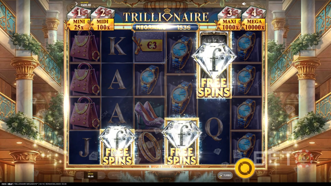 Trillionaire Megaways Spill Gratis
