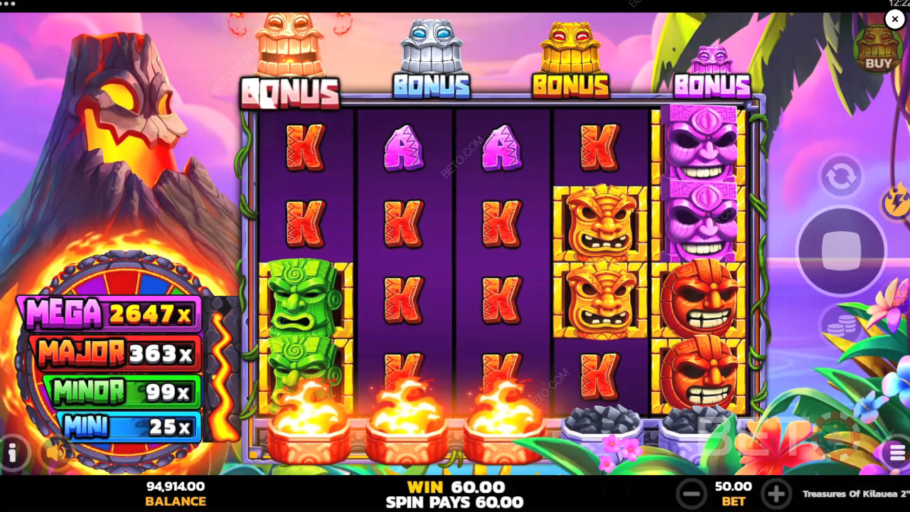 Treasures of Kilauea 2 Anmeldelse av BETO Slots